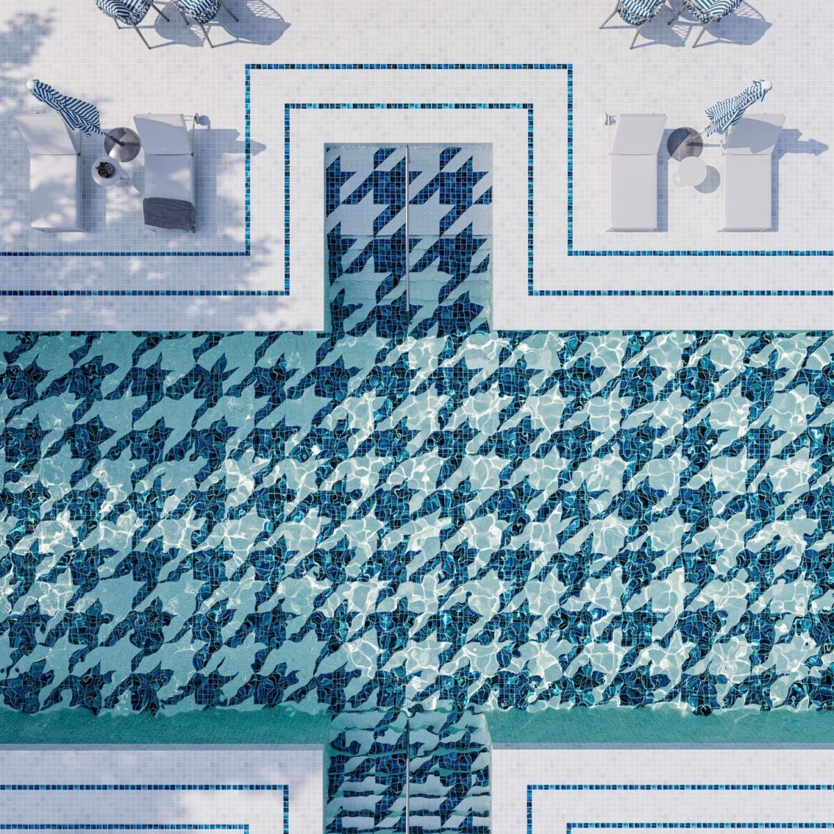 Penta Houndstooth - Mosaico Vítreo de ONIX by ONIX​