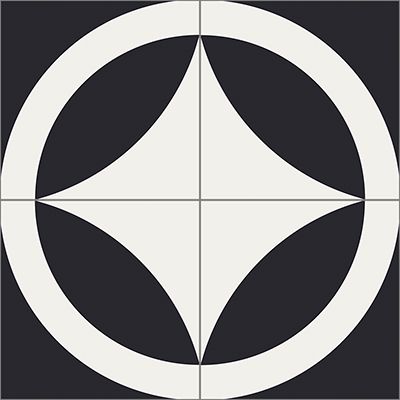 Cerchio A&B Cement Tile by Original Mission Tile