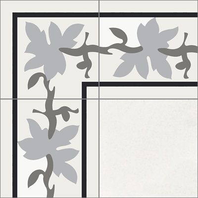 Parra Border Cement Tile by Original Mission Tile