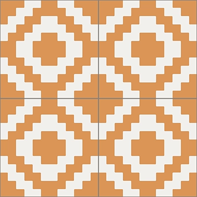 Twin Cement Tile by Original Mission Tile
