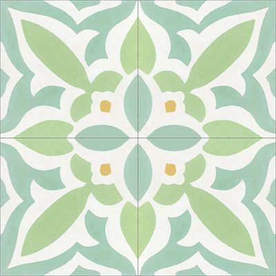 Zebra Vert 04 Cement Tile by Original Mission Tile