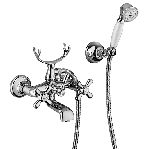 Liberty Bath-shower Mixer with Adjustable Shower Kit 17..105 by Paini spa Rubinetterie