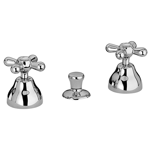 Liberty 3-hole Bidet Mixer, 1”1/4 Pop-up Waste 17..306 by Paini spa Rubinetterie