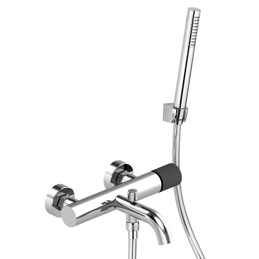 Trenta Grip Single Lever Bath-shower Mixer with Fixed Shower Kit 3G..100 by Paini spa Rubinetterie