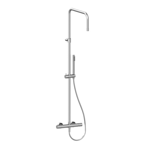 S304 Shower Mixer, Handshower and Shower Head with Spray Stream Aerator and Silicone Nozzles 3S..689 by Paini spa Rubinetterie