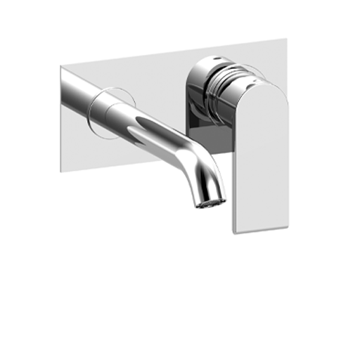 Ghibli Single-lever Wall Mounted Mixer with Plate 44..208UP by Paini spa Rubinetterie