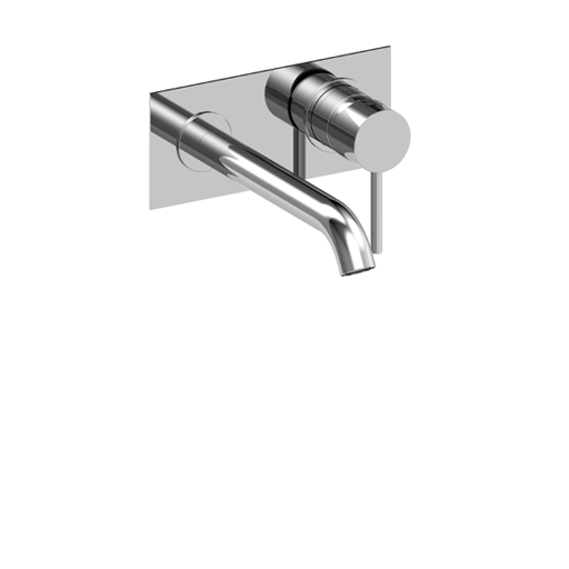 Cox Single-lever Wall Mounted Mixer with Plate 78..208UPBL by Paini spa Rubinetterie