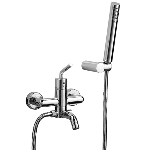 Pixel New Single Lever Bath-shower Mixer with Adjustable Shower Kit 81..105NEW by Paini spa Rubinetterie