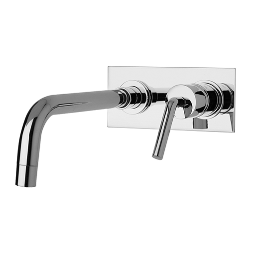 Pixel New Single-lever Wall Mounted Mixer with Plate 81..208PNEW by Paini spa Rubinetterie