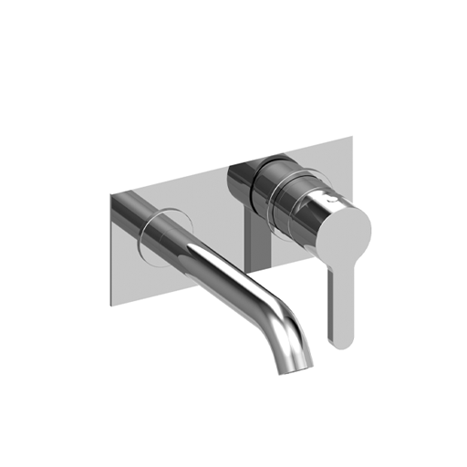 Arena Single-lever Wall Mounted Mixer with Plate 92..208UP by Paini spa Rubinetterie