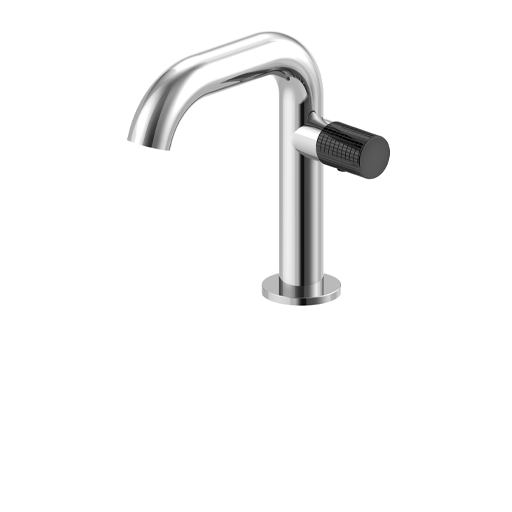 Trenta Grip One-hole Side Lever Basin Mixer with Click Clack Waste TD..211SR by Paini spa Rubinetterie