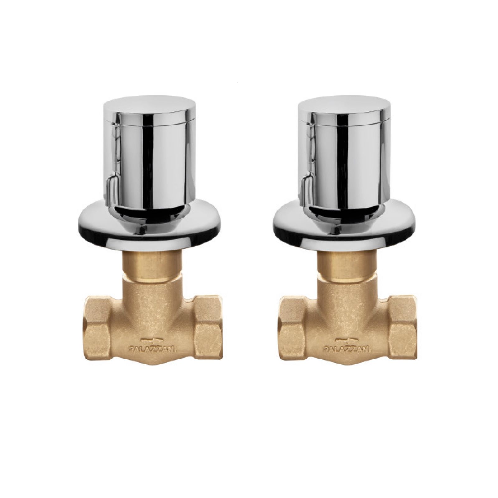Midi Pair of 1/2” Straight Built-in Taps 021240 by PALAZZANI