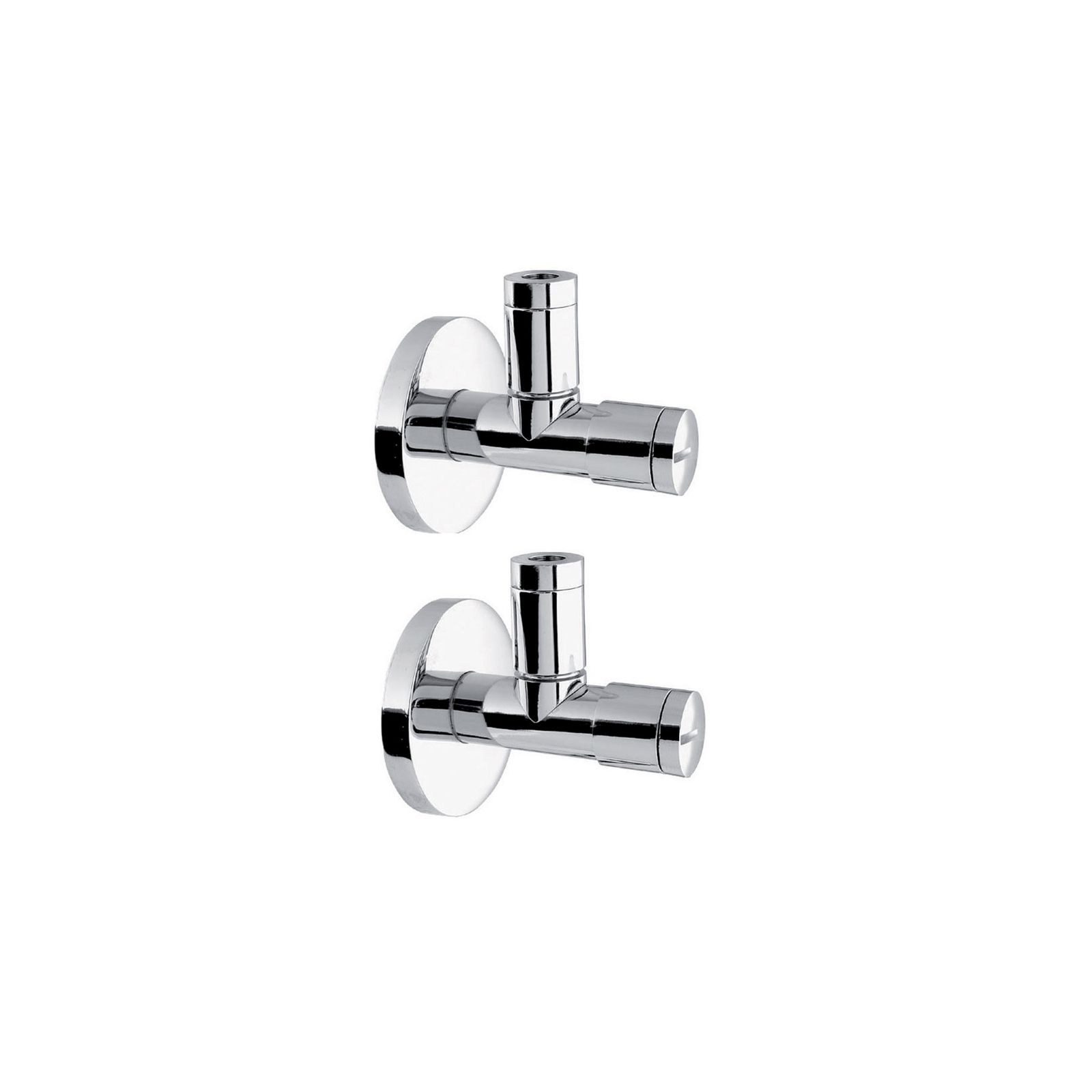 Midi Pair of Under-sink Taps with 1/2" Disconnector Filter 126221 by PALAZZANI
