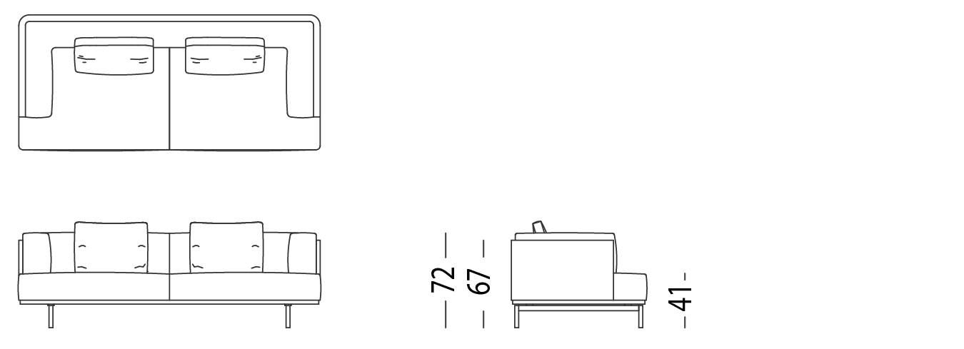 Balthazar Sofa by Papadatos