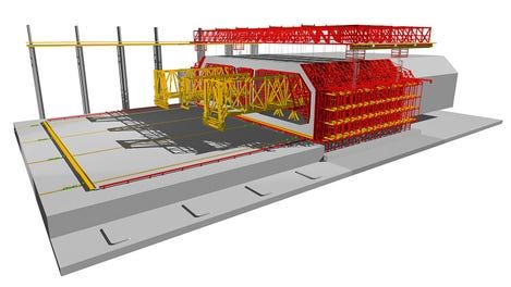 Incremental launching forming machine for the world´s longest underwater tunnel by PERI