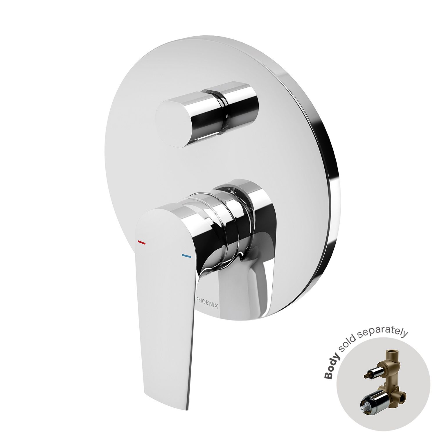 Arlo Shower / Bath Diverter Mixer (Trim Kit Only) by Phoenix Tapware