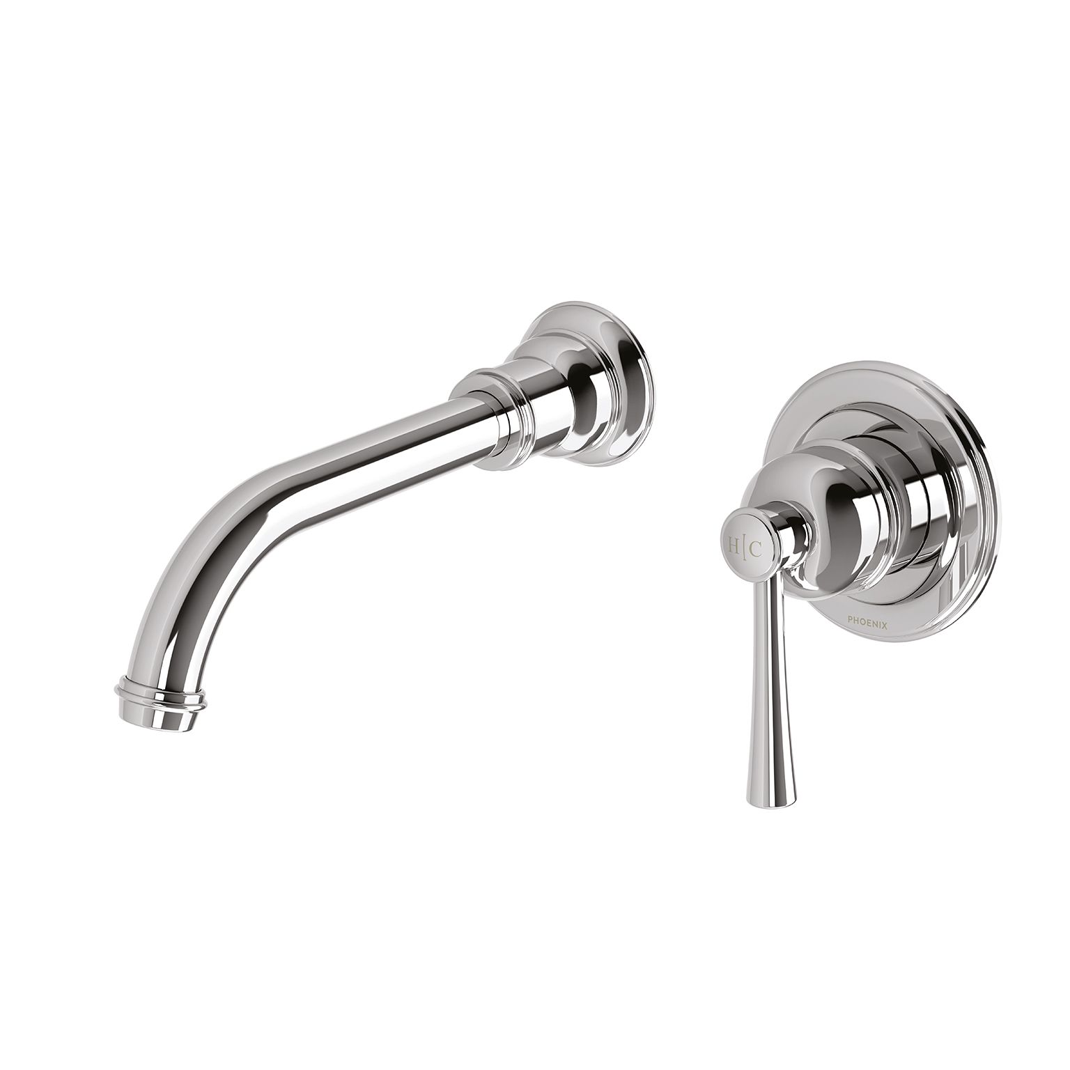 Cromford SwitchMix Wall Basin / Bath Mixer Set 180mm (Fit-Off Kit Only) - Lead Free by Phoenix Tapware