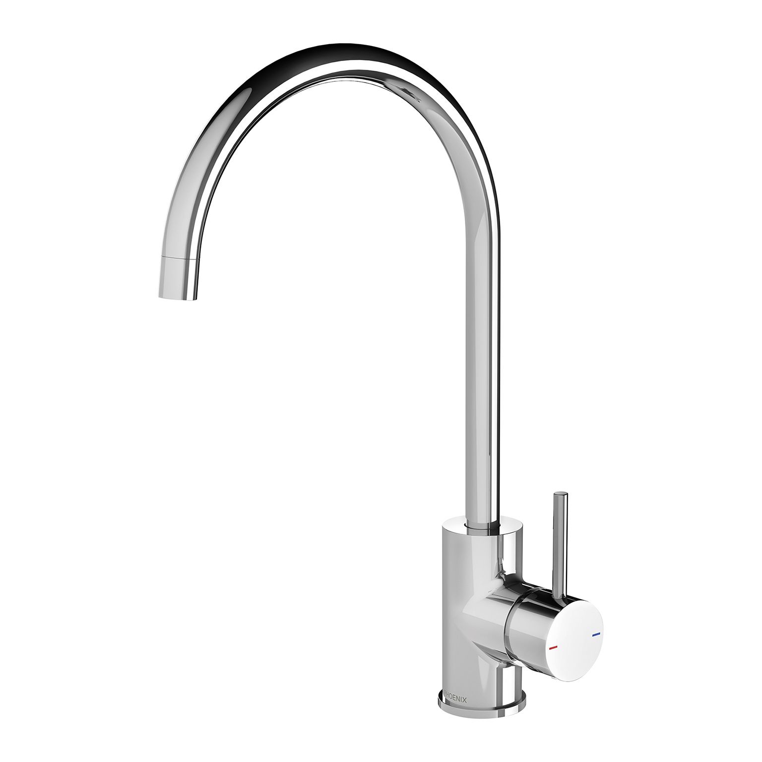 Pina Sink Mixer 200mm Gooseneck - 6 Star - Lead Free by Phoenix Tapware