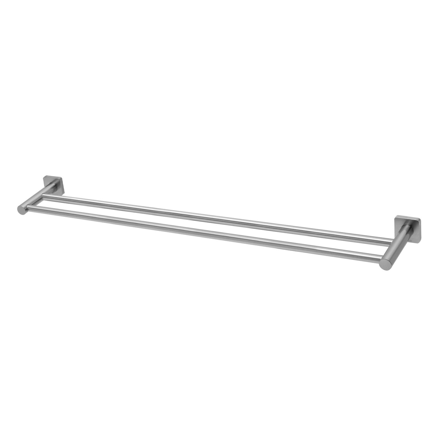 Radii SS 316 Double Towel Rail 800mm Square Plate by Phoenix Tapware