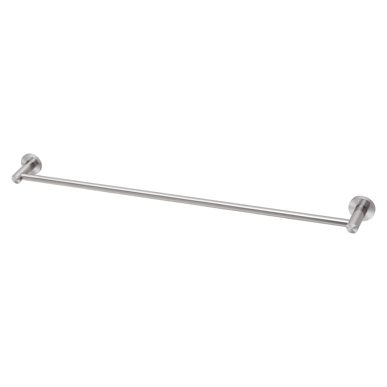 Radii SS 316 Single Towel Rail 800mm Round Plate by Phoenix Tapware
