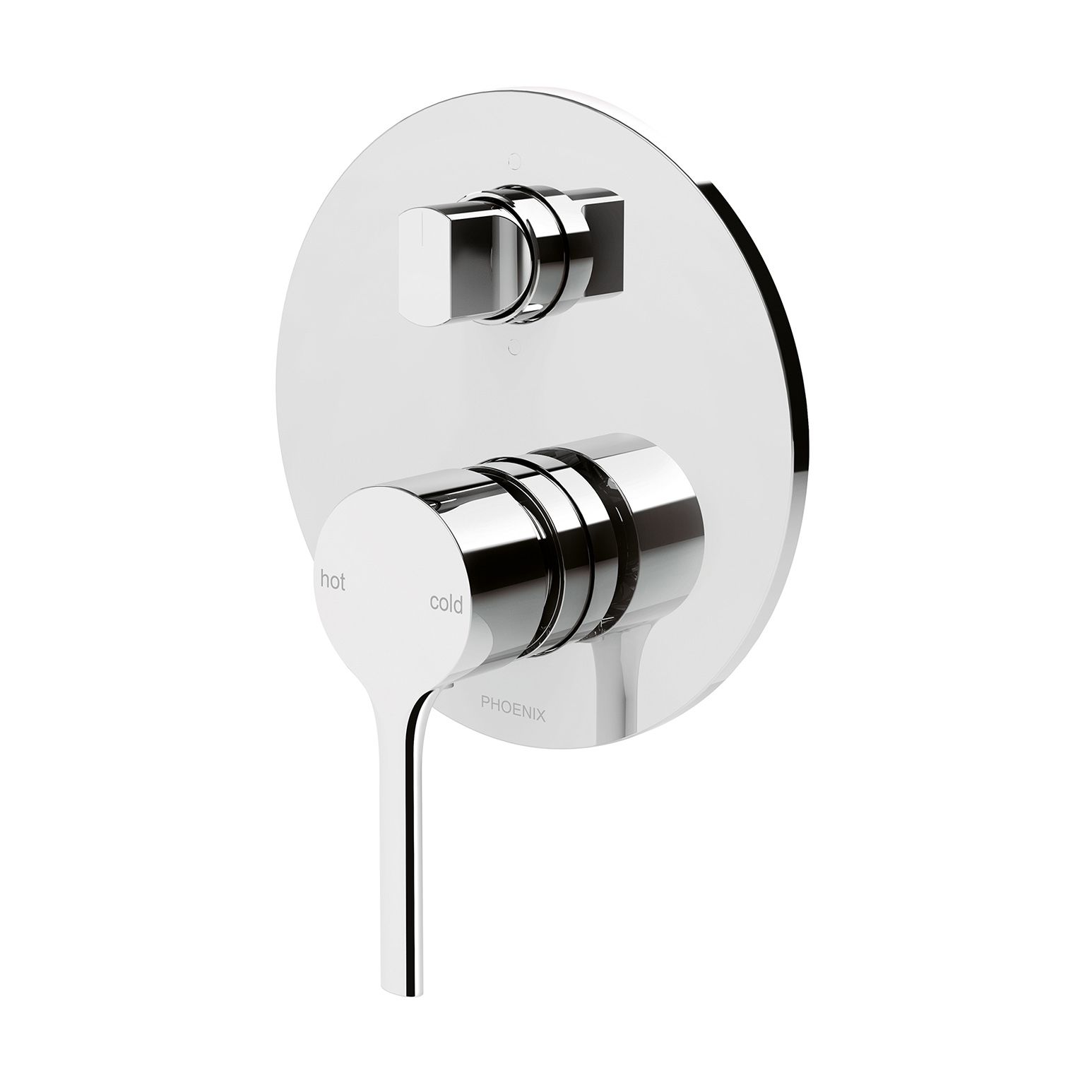 Vivid Slimline Oval Shower / Bath Diverter Mixer by Phoenix Tapware