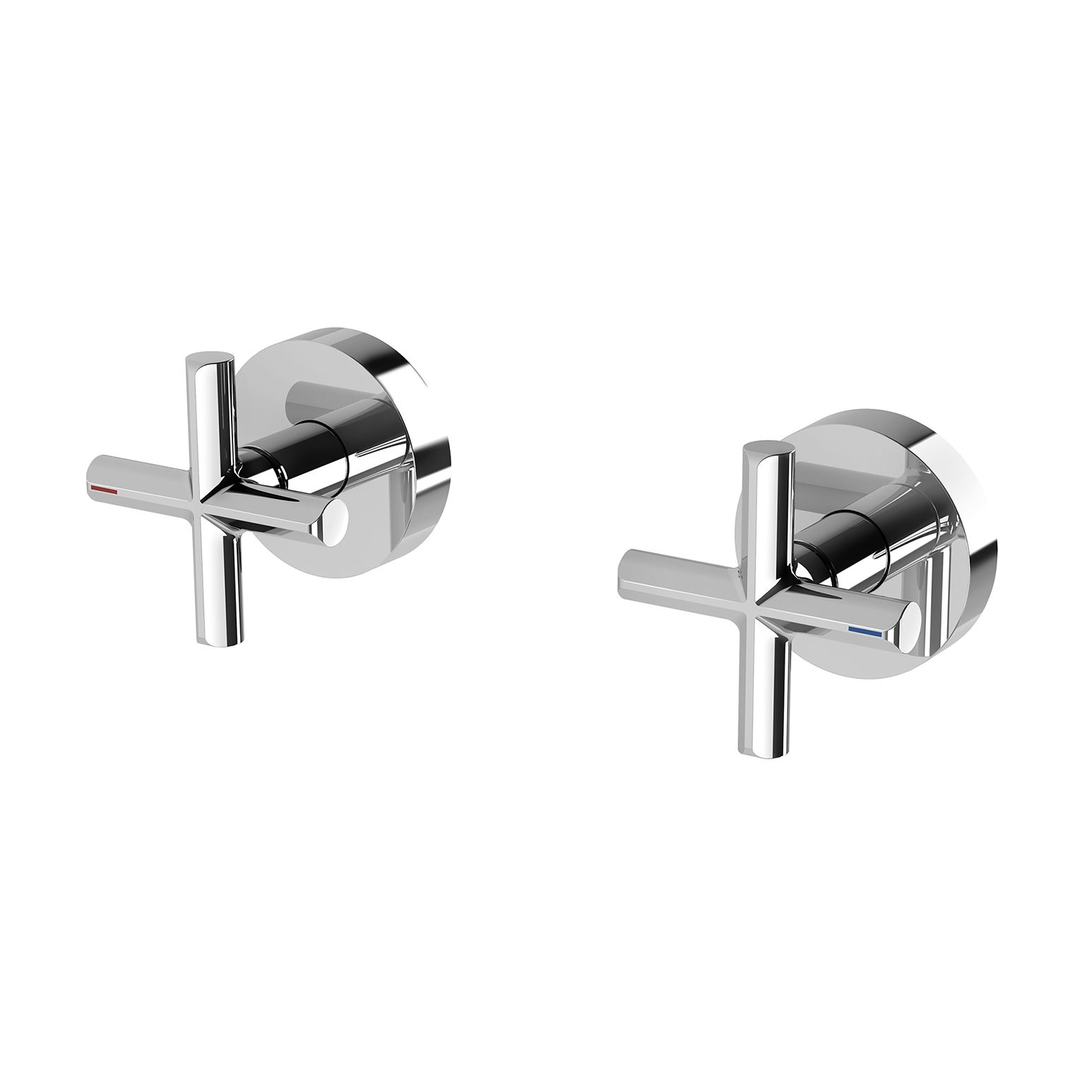 Vivid Slimline Plus Wall Top Assemblies 15mm Extended Spindles by Phoenix Tapware