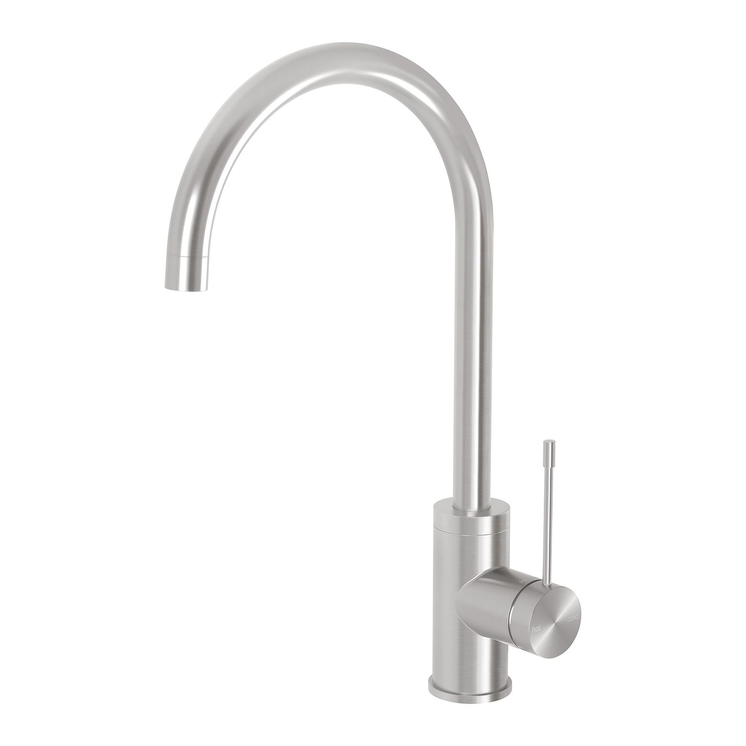 Vivid Slimline SS 316 Sink Mixer 200mm Gooseneck - Lead Free by Phoenix Tapware