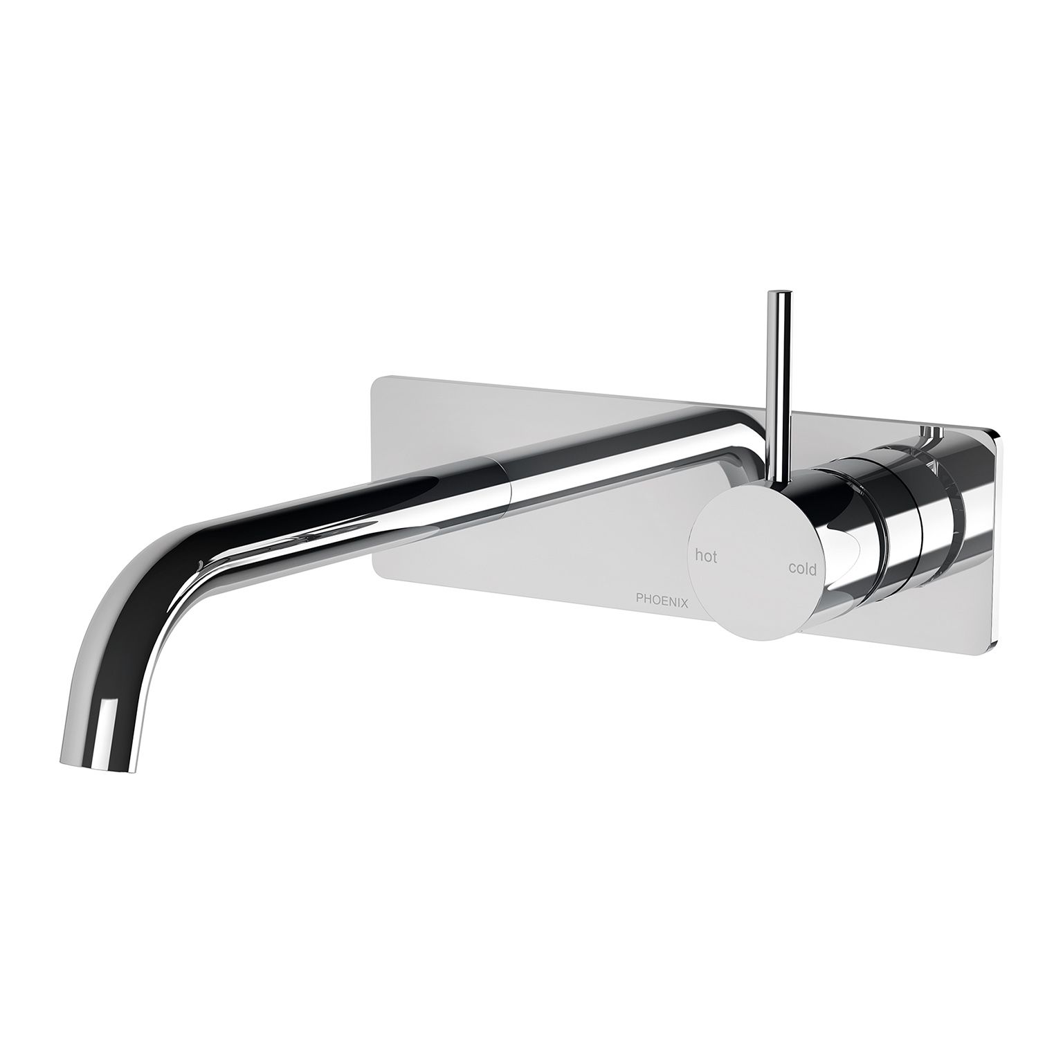 Vivid Slimline Up Basin / Bath Wall Mixer Set - Lead Free by Phoenix Tapware