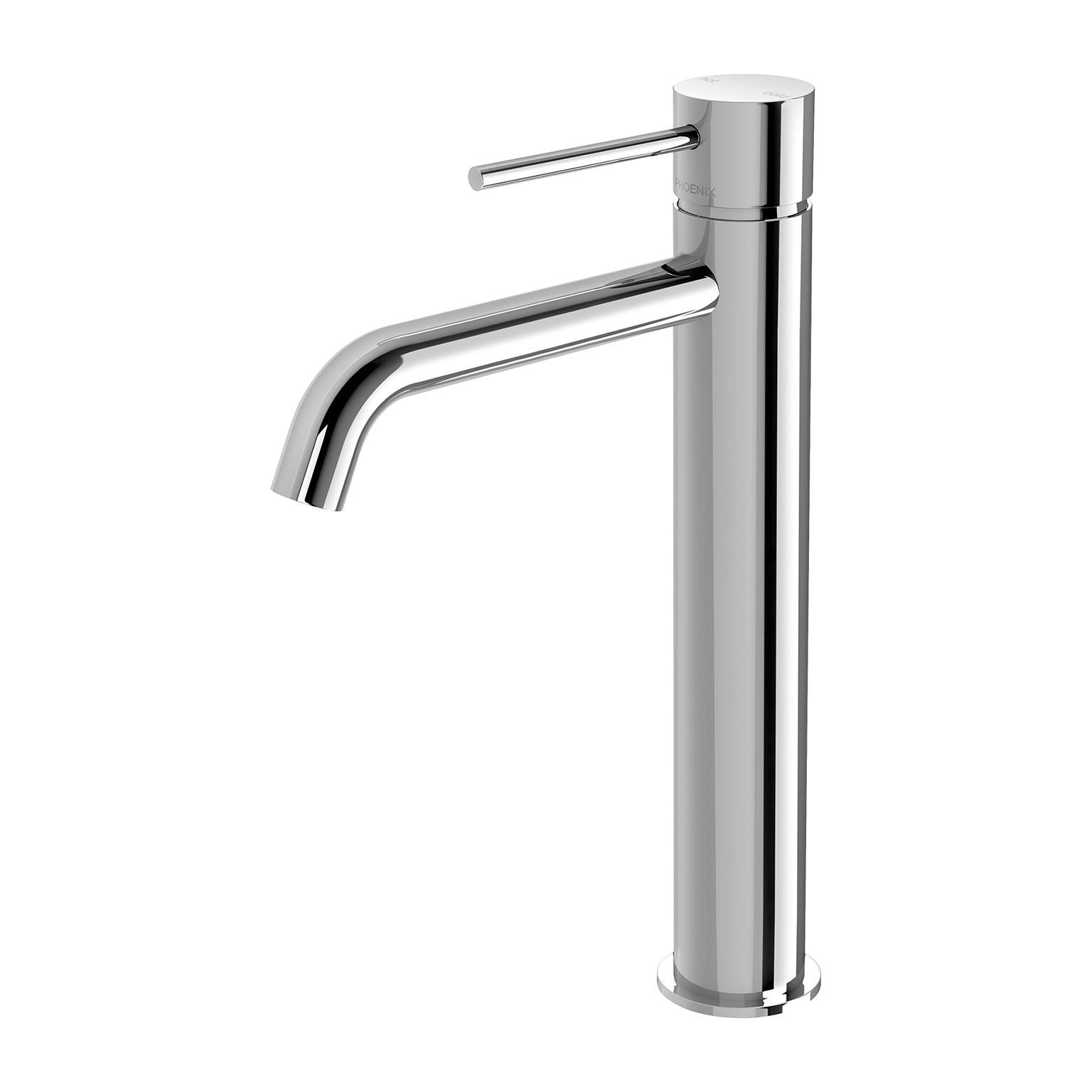 Vivid Slimline Vessel Mixer Curved Outlet - Lead Free by Phoenix Tapware