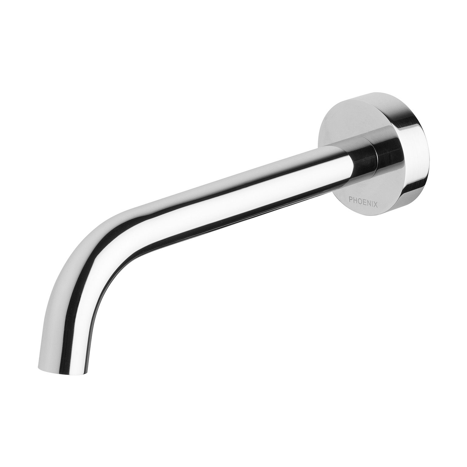 Vivid Slimline Wall Basin Outlet 180mm Curved - Lead Free by Phoenix Tapware