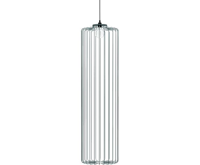 LALTRA painted steel hanging lamp | PIPEDESIGN PURESHAPE by Pipedesign
