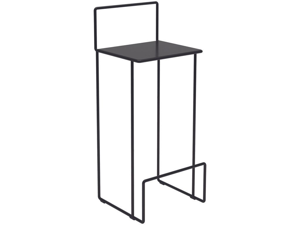 LINEA STOOL high stool with footrest | PIPEDESIGN PURESHAPE by Pipedesign