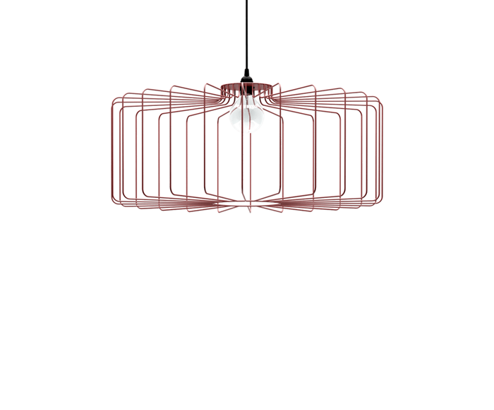 LUI painted steel chandelier | PIPEDESIGN PURESHAPE by Pipedesign