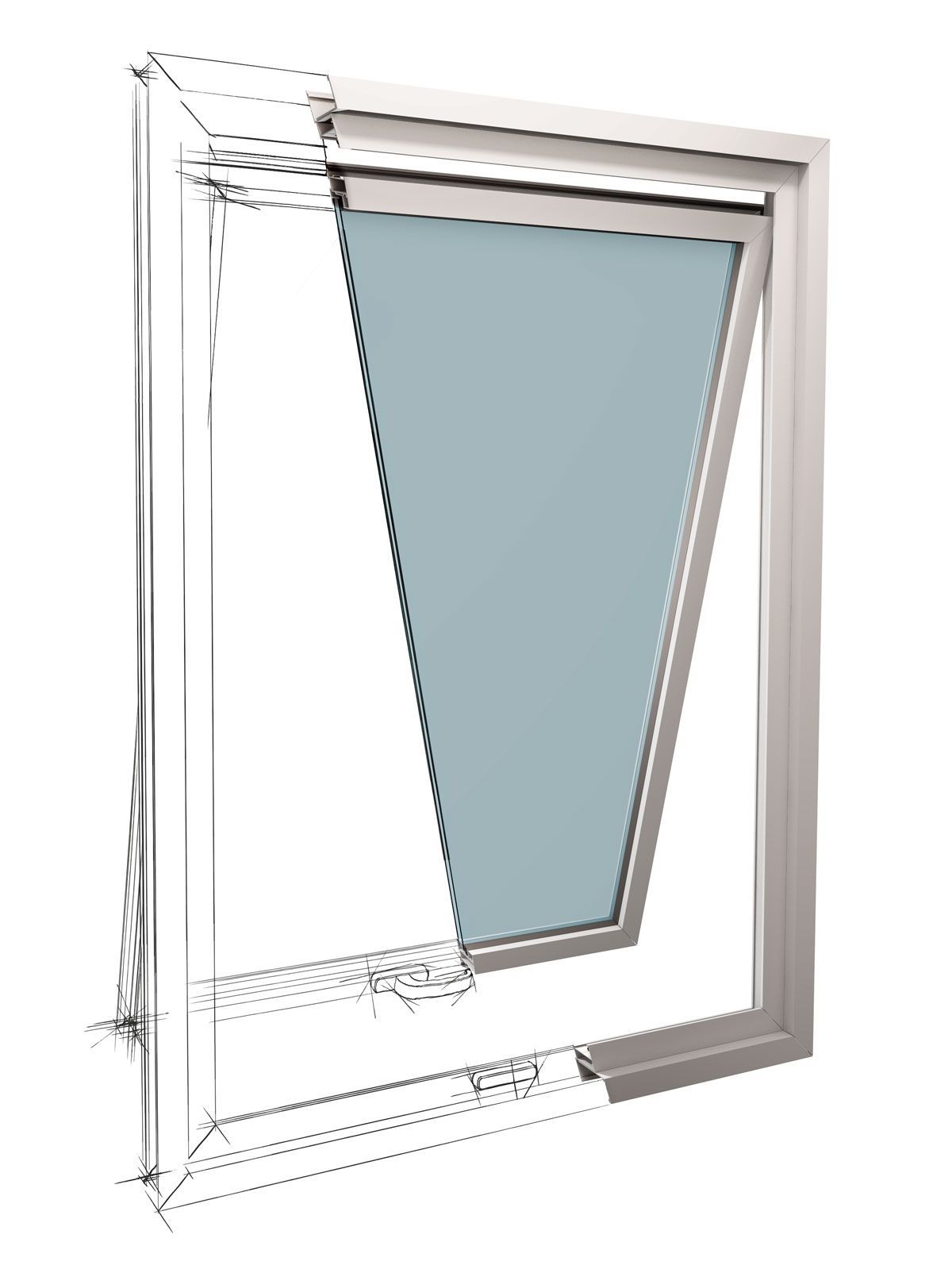 Finestra in Alluminio a Sporgere by PIVA GROUP