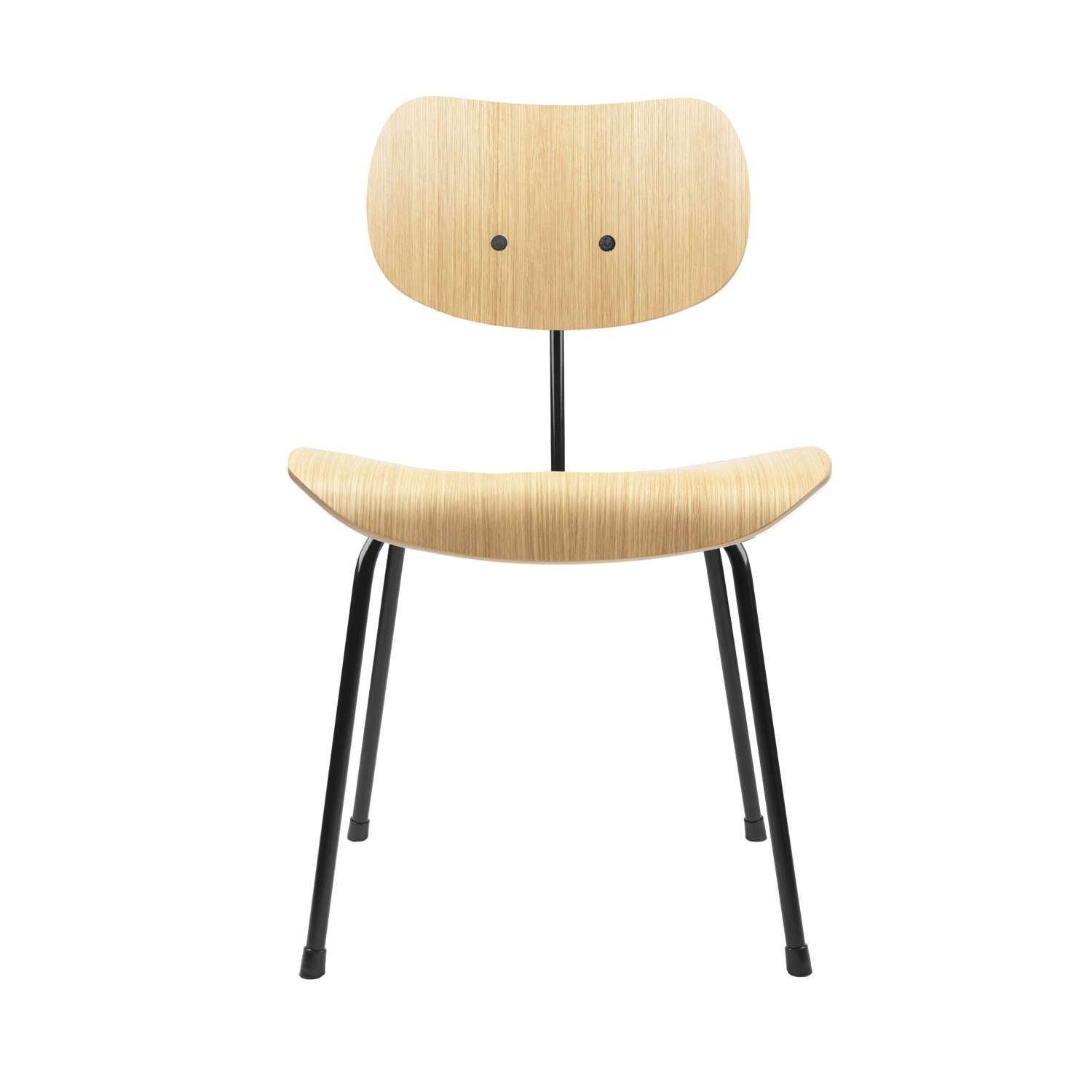 EIERMANN SE68 chair - oak/Black frame by PLEASE WAIT to be SEATED