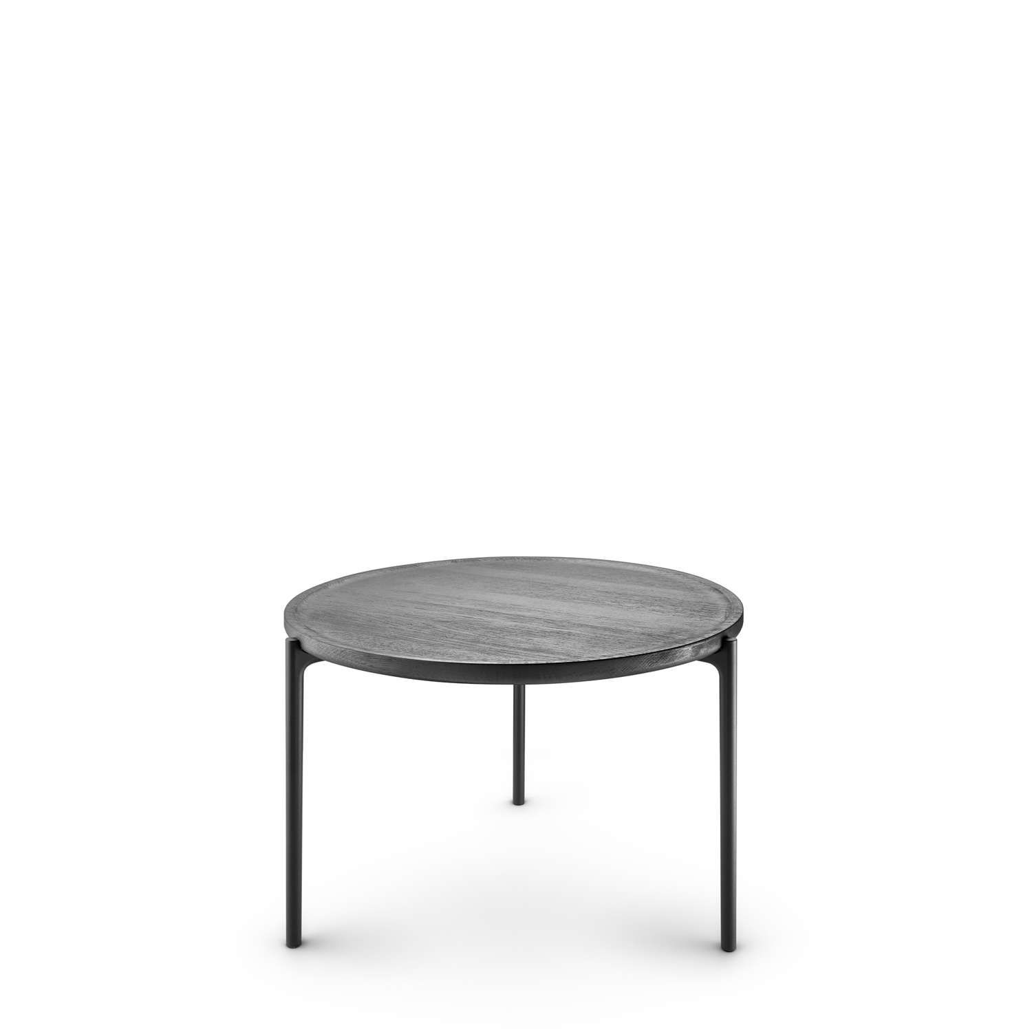 SAVOYE table - Oak black stained oiled - ø60x42 cm by PLEASE WAIT to be SEATED