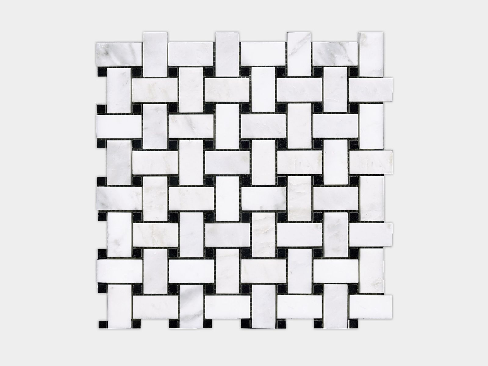 Victorian Trenzado Marmara Negro 12"X12" by Porcelanosa