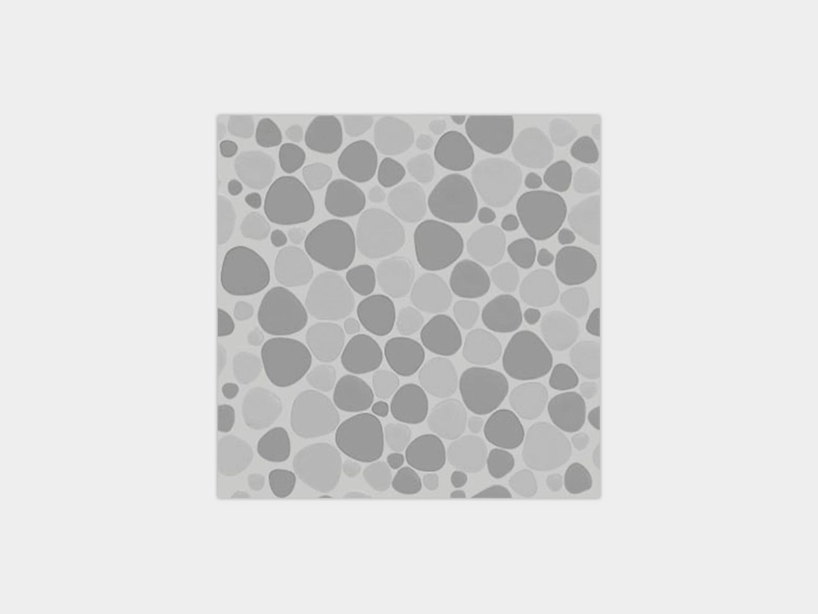 Glaze Pebbles Greys 12"X12" by Porcelanosa