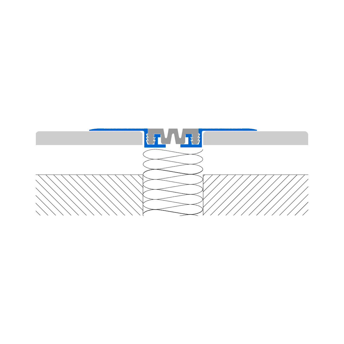 JOINTEC GD joints with supporting structure in aluminium and rubber by Profilitec
