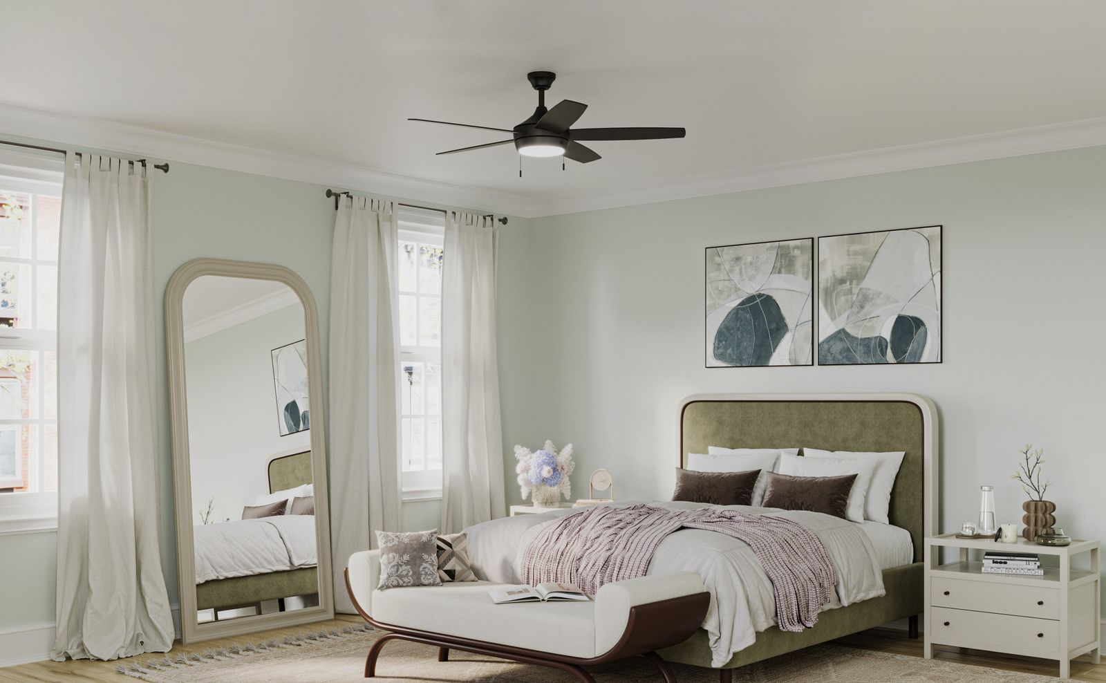1066ARMB 3-L SEMI FLUSH 941066ARMB by Progress Lighting