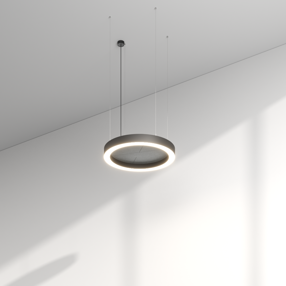 GLORIOUS ACOUSTIC - Acoustic luminaire with indirect office lighting by PROLICHT