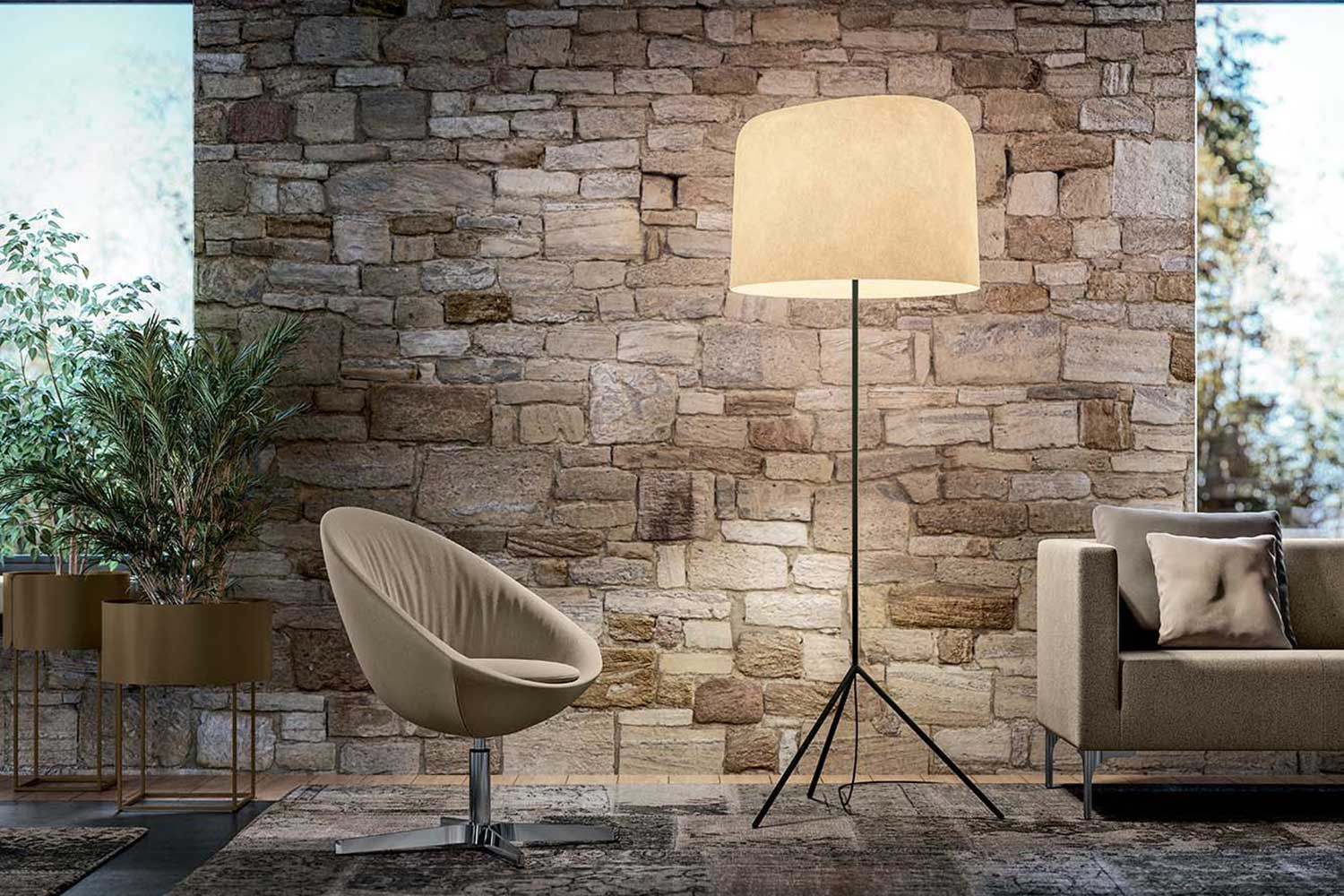 Ola Floor Lamp by Quadrifoglio Group
