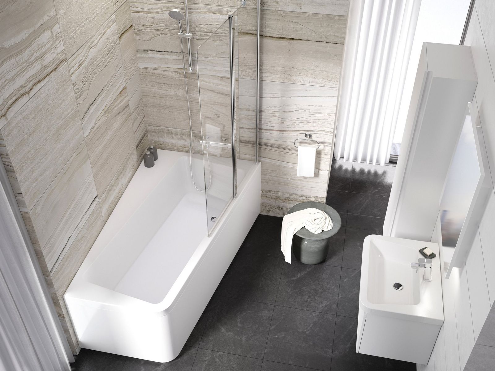 10° Bathtub 170x100 R by Ravak