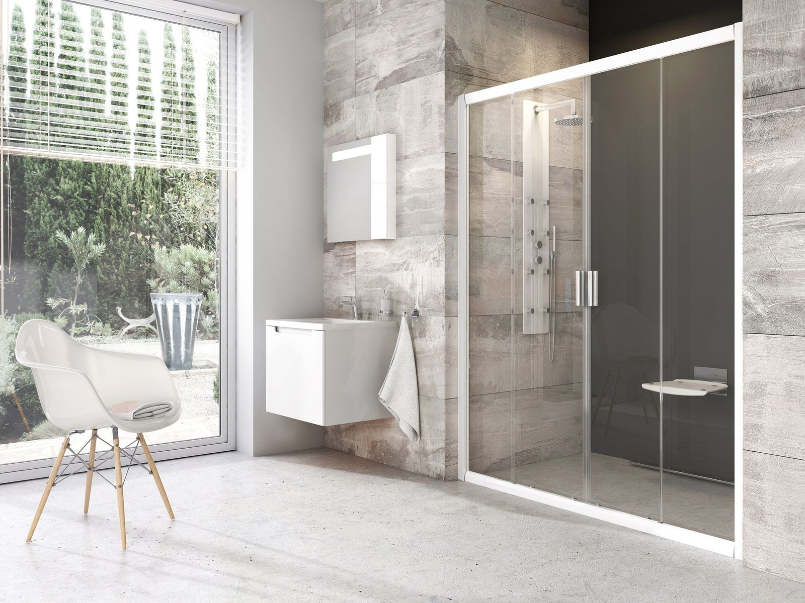 BLDP4-190, white+transparent by Ravak