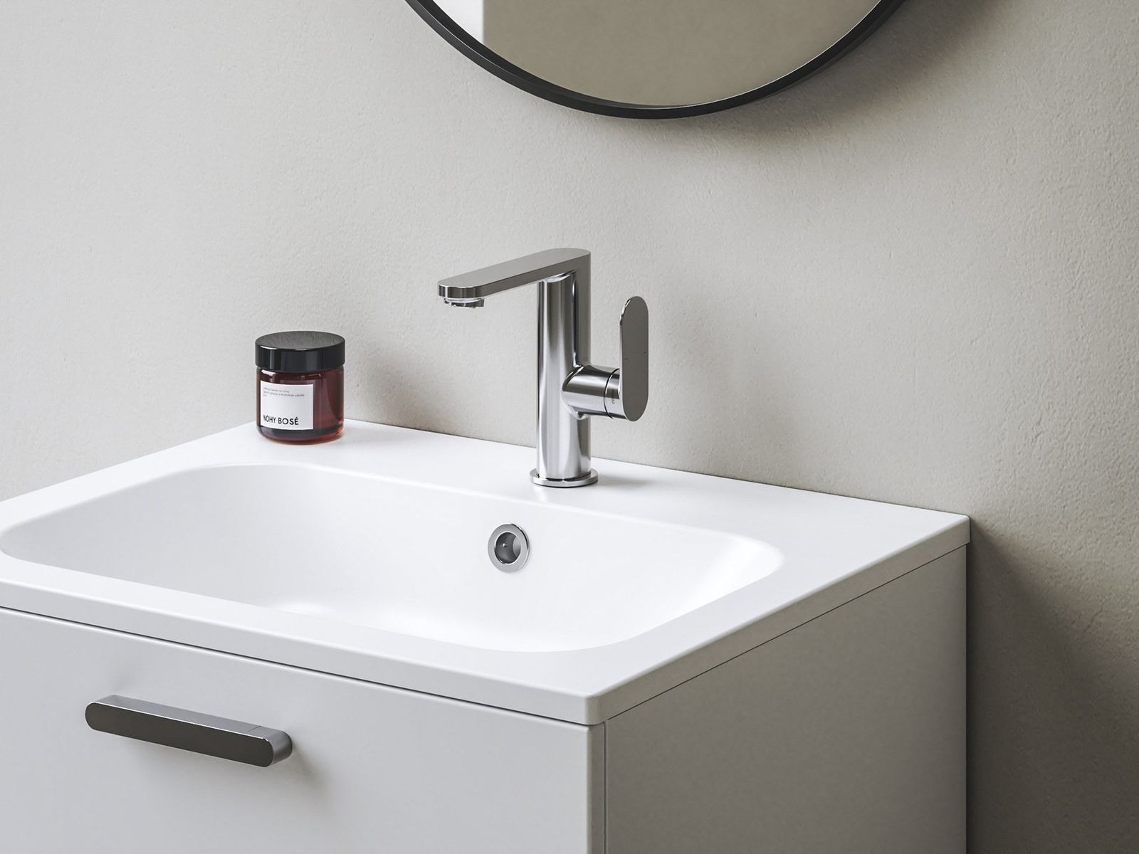 CR II 014.02CR Deck-Mounted Washbasin Tap, 165 mm, without Pop-Up Waste, chrome by Ravak