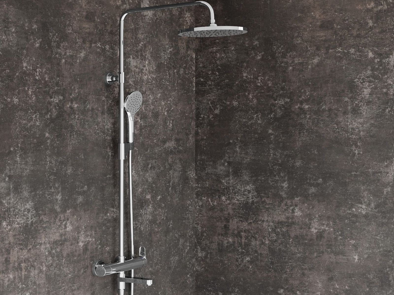 DS 092.00CR Shower Column, adjustable, with Set, chrome by Ravak