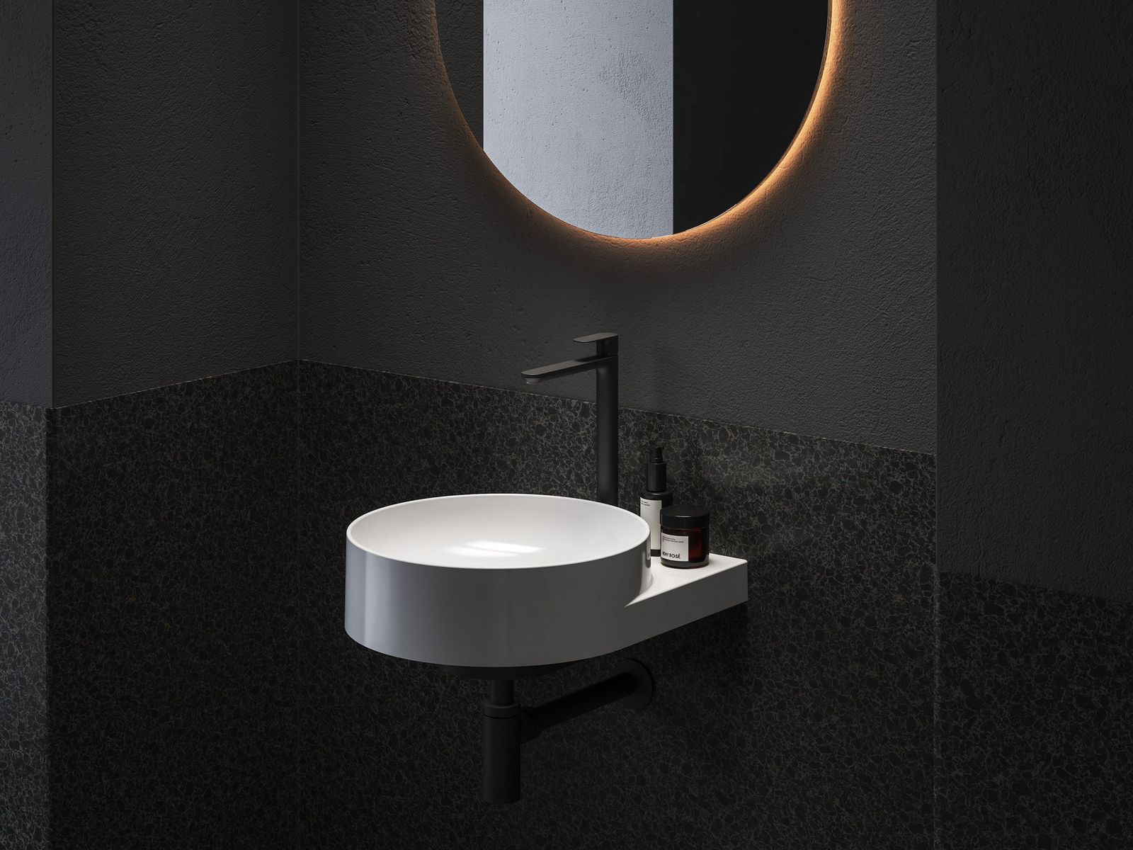 EL 015.20BLM Washbasin Tap, without Pop-Up Waste, 335 mm, Black Matt by Ravak