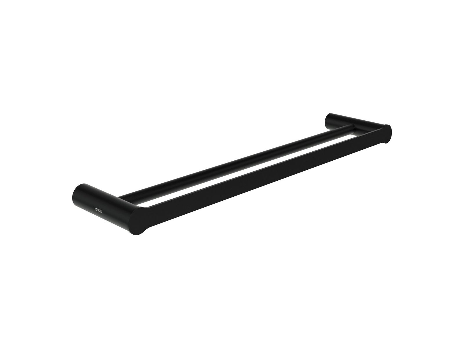 FD 320.20BLM Towel Rail 45 cm, double, matt black by Ravak