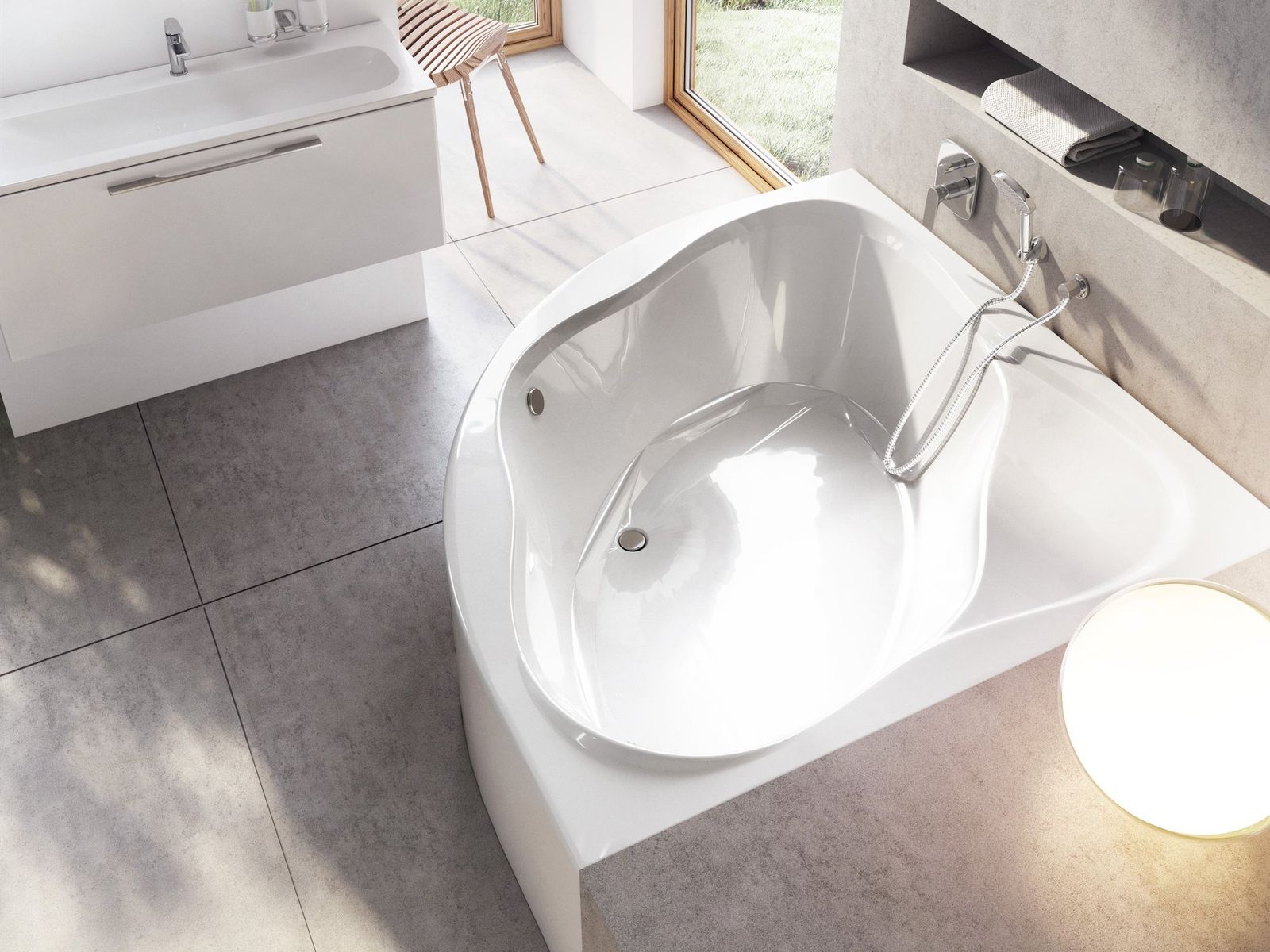 NewDay Bathtub 140x140 by Ravak