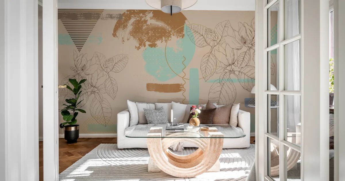 Abstract Retro, Pastel by Rebel Walls